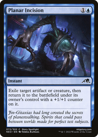 {C} Planar Incision [Kamigawa: Neon Dynasty][NEO 072]