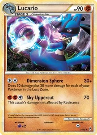 [PKM] Lucario (14/95) (Theme Deck Exclusive) [HeartGold & SoulSilver: Call of Legends]