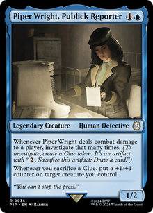 {R} Piper Wright, Publick Reporter [Fallout][PIP 036]