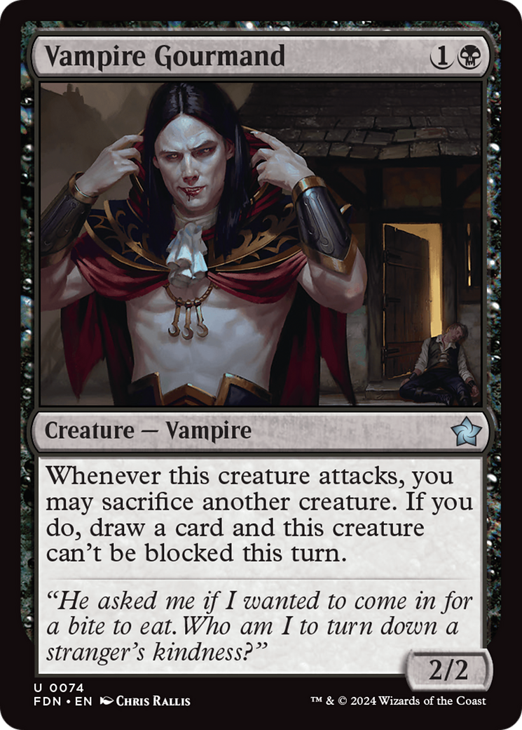 {@C} Vampire Gourmand [Foundations][FDN 074]
