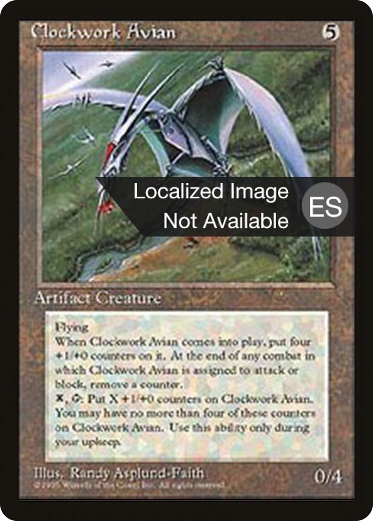 {F} Clockwork Avian [Fourth Edition (Foreign Black Border)][FBB 4ED 306]