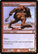 {C} Thundering Giant (Premium Foil) [Tenth Edition][FP 10E 243]