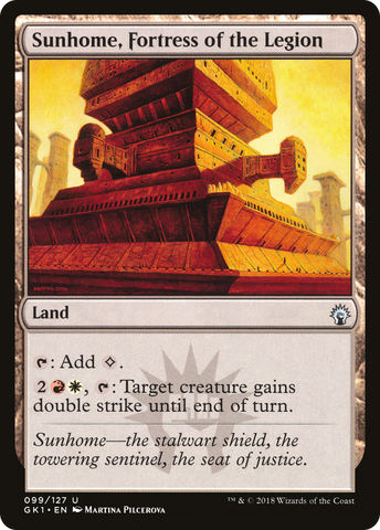 {C} Sunhome, Fortress of the Legion [Guilds of Ravnica Guild Kit][GK1 099]