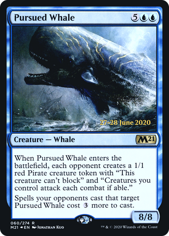 {R} Pursued Whale [Core Set 2021 Prerelease Promos][PR M21 060]
