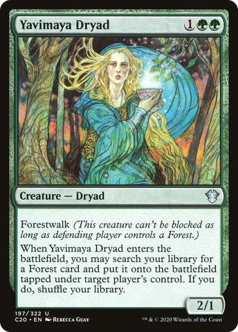 {C} Yavimaya Dryad [Commander 2020][C20 197]