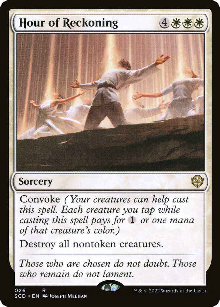 {R} Hour of Reckoning [Starter Commander Decks][SCD 026]