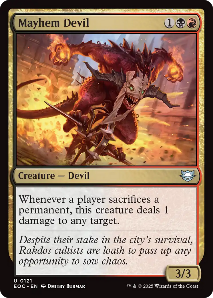 {@@ EOC C} Mayhem Devil [Edge of Eternities Commander][EOC 121]