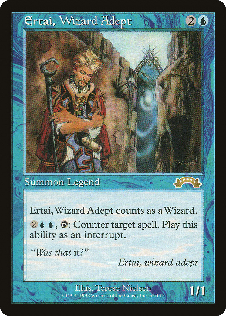 {R} Ertai, Wizard Adept [Exodus][EXO 033]