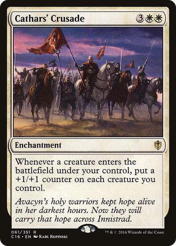 {R} Cathars' Crusade [Commander 2016][C16 061]
