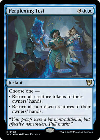 {R} Perplexing Test [Wilds of Eldraine Commander][WOC 102]