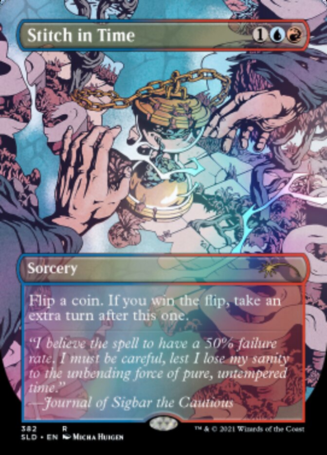 {R} Stitch in Time // Stitch in Time (Borderless) [Secret Lair Drop Series][SLD 382]