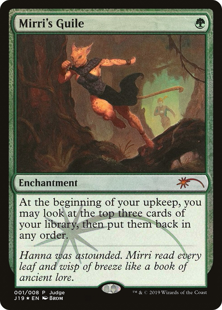 {R} Mirri's Guile [Judge Gift Cards 2019][PA J19 001] - Misty Mountain Games