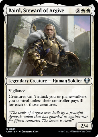 {C} Baird, Steward of Argive [Commander Masters][CMM 015]