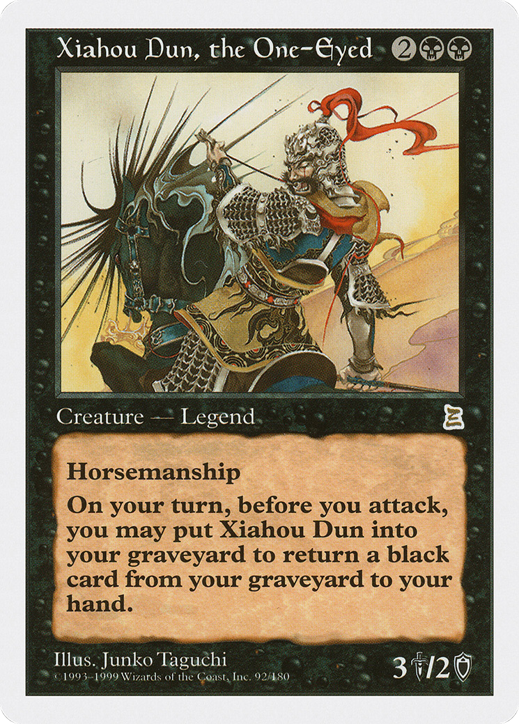 {R} Xiahou Dun, the One-Eyed [Portal Three Kingdoms][PTK 092]