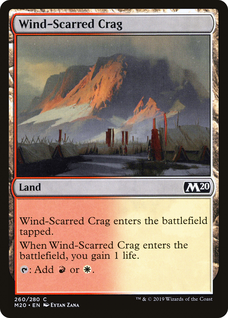 {C} Wind-Scarred Crag [Core Set 2020][M20 260]