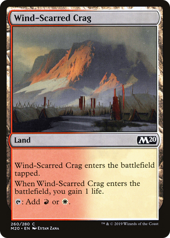 {C} Wind-Scarred Crag [Core Set 2020][M20 260]