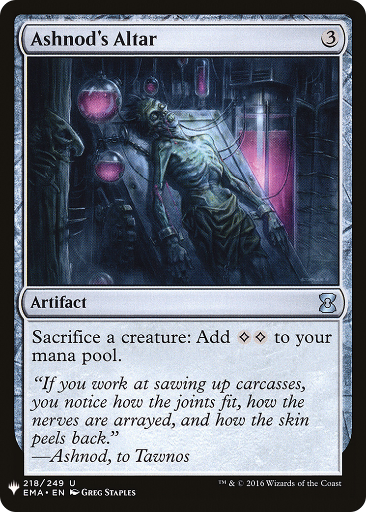 {C} Ashnod's Altar [Mystery Booster][LS EMA 218]