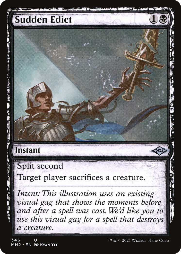 {C} Sudden Edict (Sketch) [Modern Horizons 2][MH2 346]