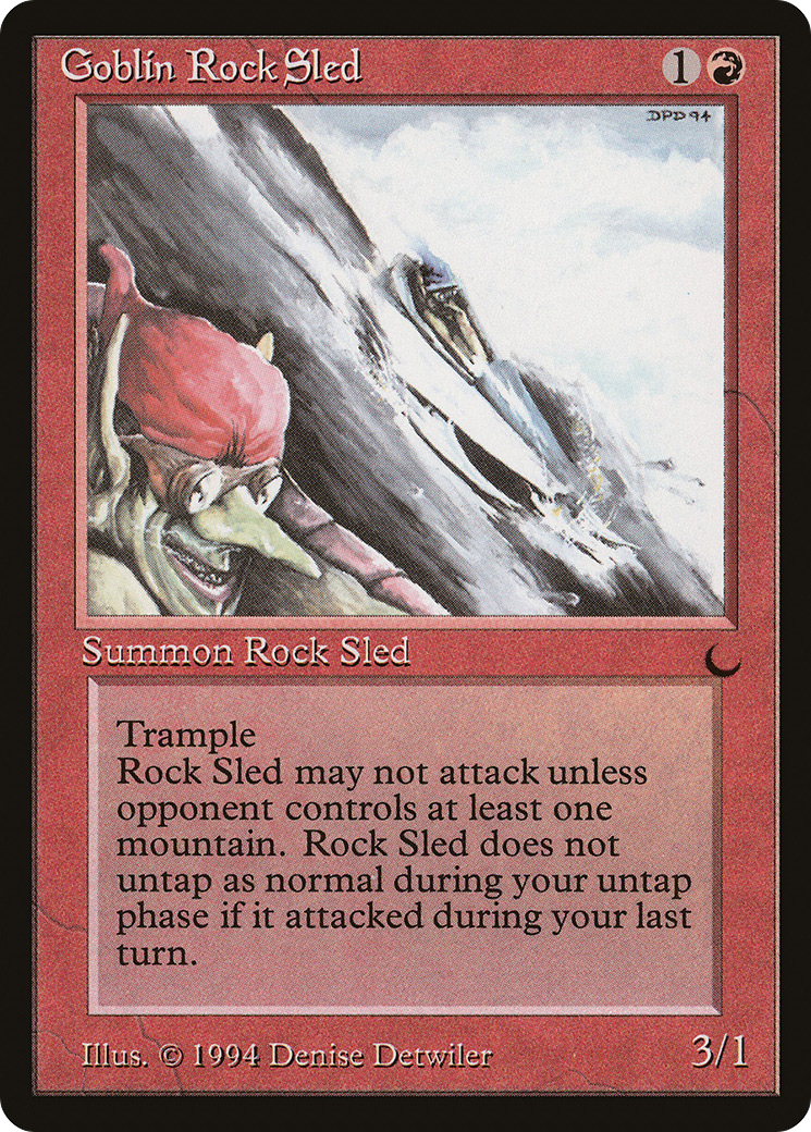 {C} Goblin Rock Sled [The Dark][DRK 067]