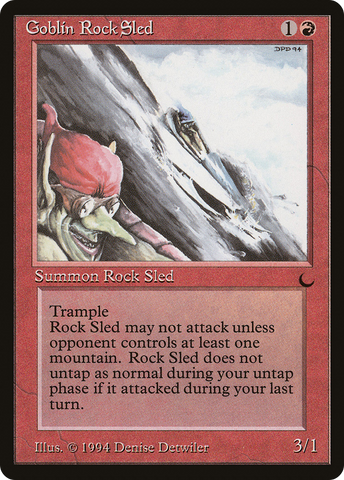 {C} Goblin Rock Sled [The Dark][DRK 067]