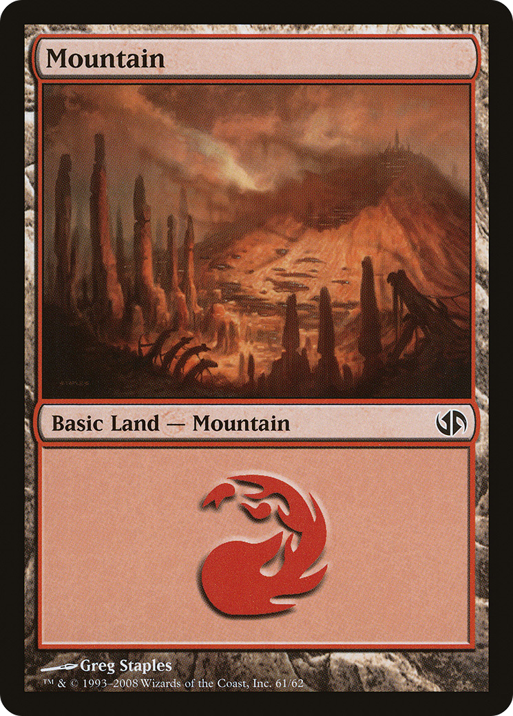 {B}[DDB 061] Mountain (61) [Duel Decks: Jace vs. Chandra]