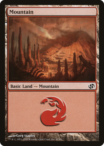 {B}[DDB 061] Mountain (61) [Duel Decks: Jace vs. Chandra]