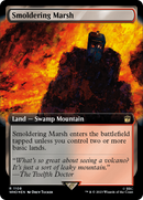 {R} Smoldering Marsh (Extended Art) (Surge Foil) [Doctor Who][WHO 1108]
