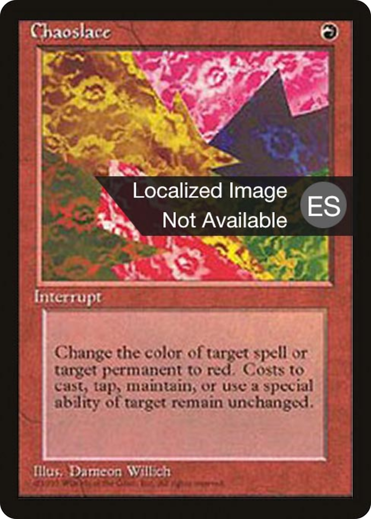 {F} Chaoslace [Fourth Edition (Foreign Black Border)][FBB 4ED 182]