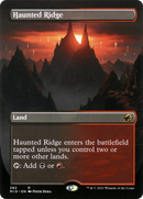 {R} Haunted Ridge (Borderless Alternate Art) [Innistrad: Midnight Hunt][MID 282]