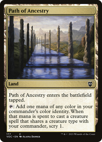 {C} Path of Ancestry [Innistrad: Crimson Vow Commander][VOC 177]