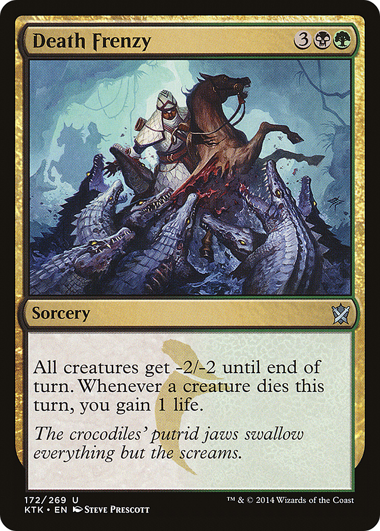 {C} Death Frenzy [Khans of Tarkir][KTK 172]