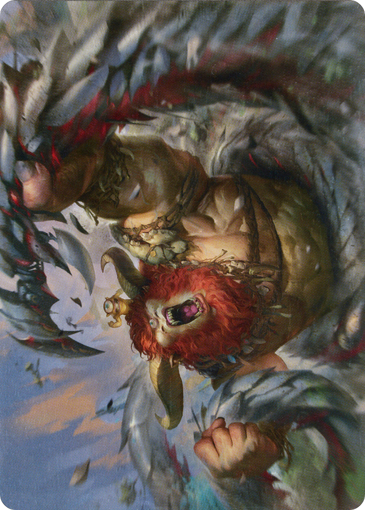 {A} Borborygmos and Fblthp Art Card (42) [March of the Machine Art Series][AMOM 042]