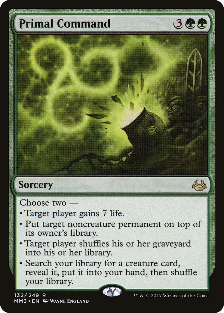 {R} Primal Command [Modern Masters 2017][MM3 132]