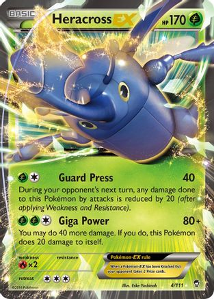 [PKM] Heracross EX (4/111) [XY: Furious Fists]