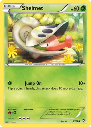 [PKM] Shelmet (8/111) [XY: Furious Fists]