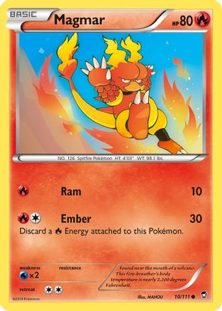 [PKM-C] Magmar (10/111) [XY: Furious Fists]