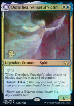 {R} Dorothea, Vengeful Victim // Dorothea's Retribution [Innistrad: Crimson Vow Prerelease Promos][PR VOW 235]