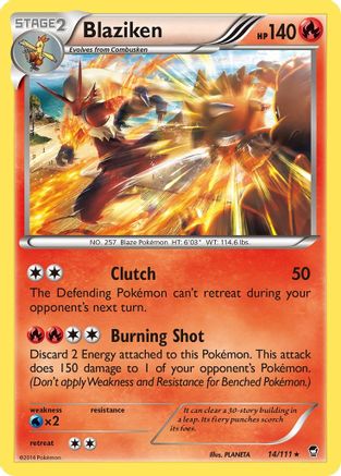 [PKM-R] Blaziken (14/111) [XY: Furious Fists]