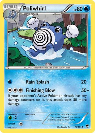 [PKM] Poliwhirl (16/111) [XY: Furious Fists]