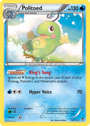 [PKM] Politoed (18/111) [XY: Furious Fists]