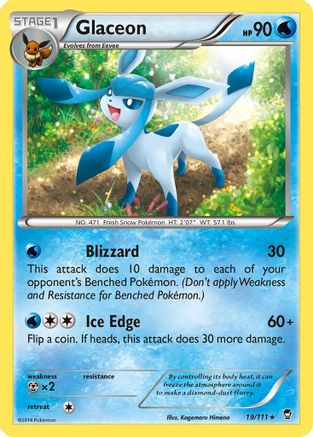 [PKM] Glaceon (19/111) [XY: Furious Fists]
