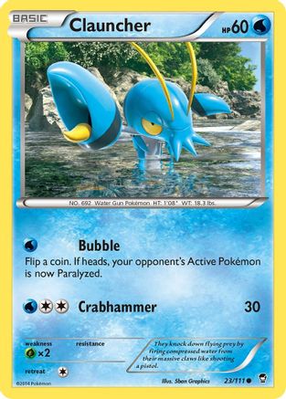 [PKM] Clauncher (23/111) [XY: Furious Fists]