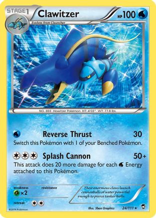 [PKM] Clawitzer (24/111) [XY: Furious Fists]