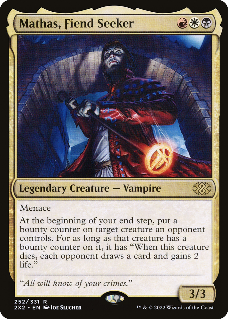 {R} Mathas, Fiend Seeker [Double Masters 2022][2X2 252]