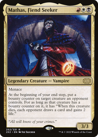{R} Mathas, Fiend Seeker [Double Masters 2022][2X2 252]