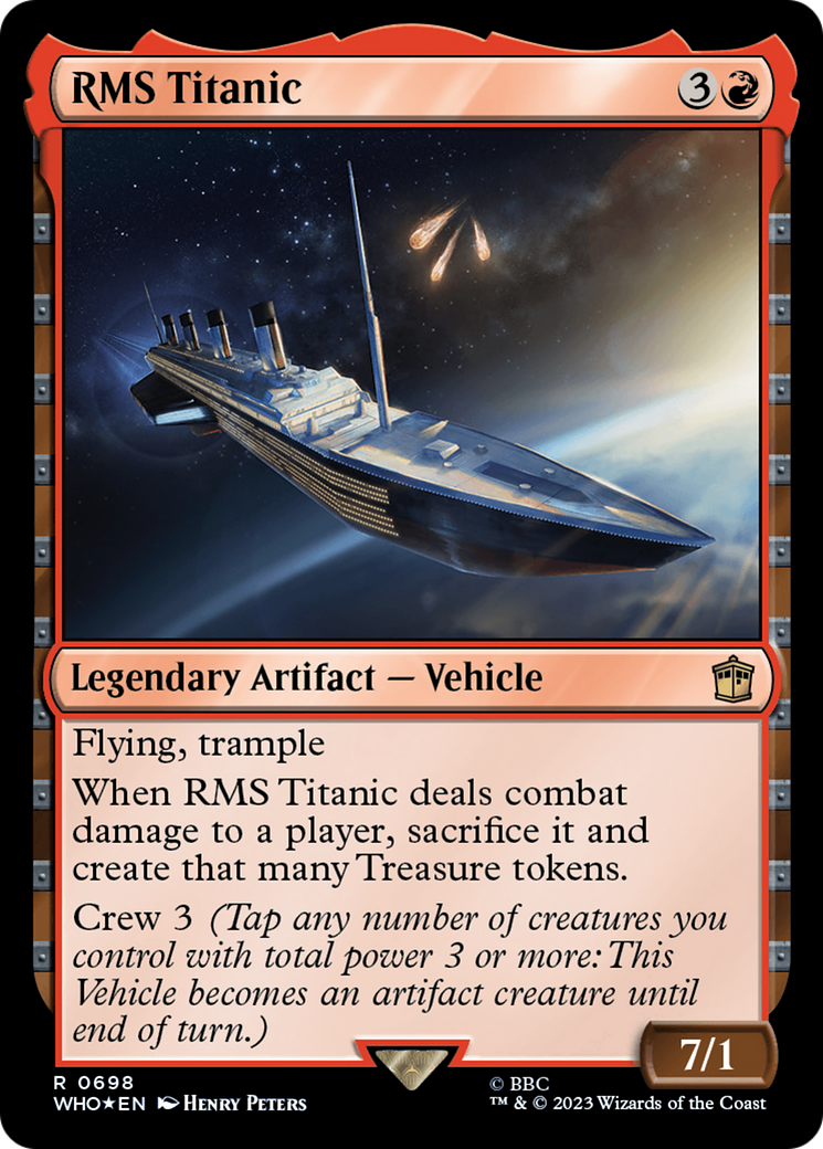 {R} RMS Titanic (Surge Foil) [Doctor Who][WHO 698]