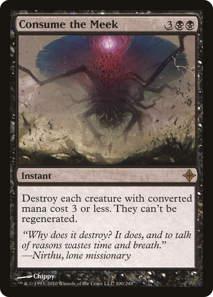 {R} Consume the Meek [Rise of the Eldrazi][ROE 100]