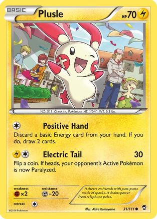[PKM] Plusle (31/111) [XY: Furious Fists]