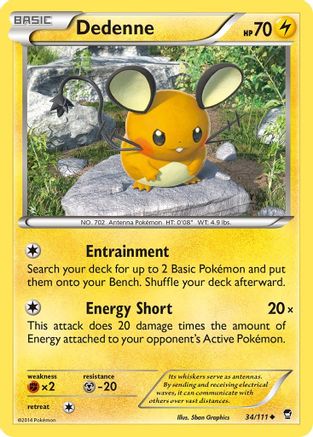 [PKM] Dedenne (34/111) [XY: Furious Fists]