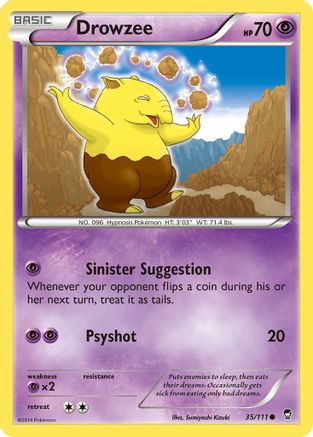[PKM] Drowzee (35/111) [XY: Furious Fists]